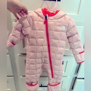 North Face baby snowsuit